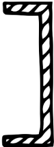Right bracket
